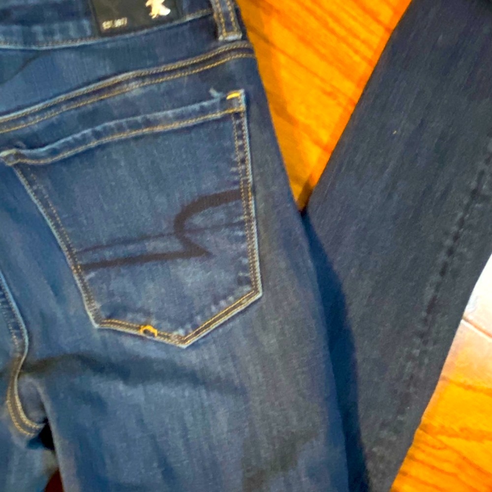 AE American Eagles Hi Rise 360  Skinny Jegging Sz 2 Reg - Picture 5 of 8